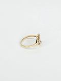 14K Gold Ring - Dual Hearts