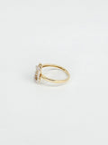 14K Gold Ring - Dual Hearts