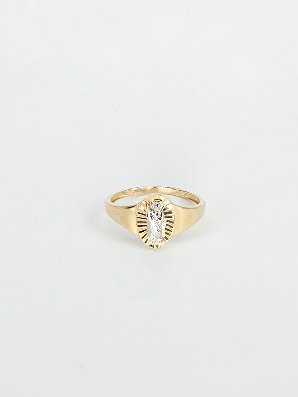 14K Gold Ring - Virgin Mary