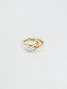 14K Gold Ring - Flower/Rose