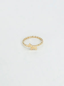 14K Gold Ring - Dog