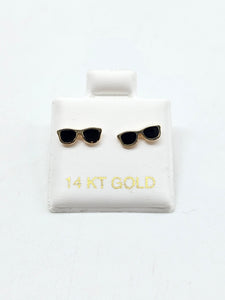 14K Gold Earrings - Sunglasses