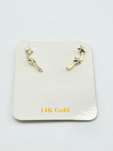 14K Gold Earrings - Star