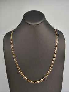 14K Semi-Solid Gold Chain