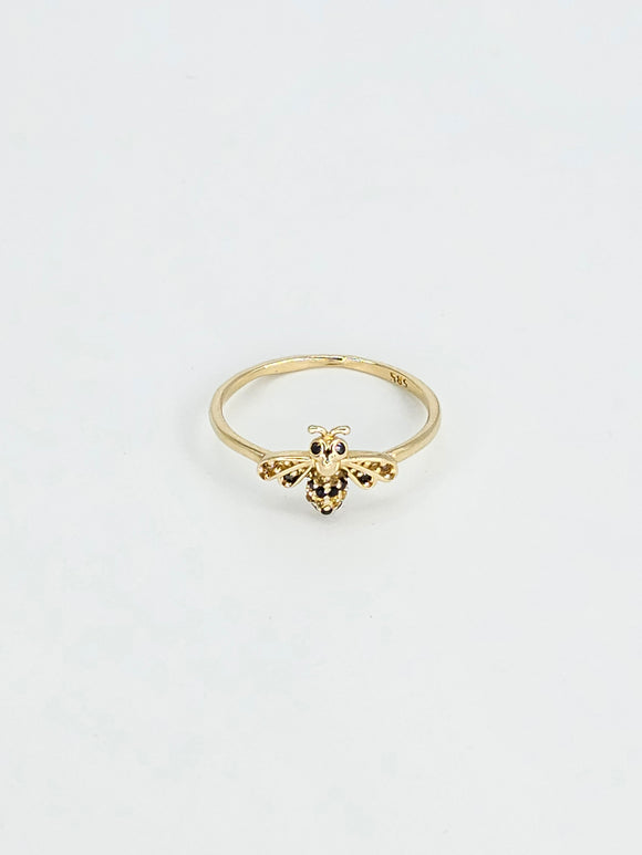 14k Gold Ring - Bee