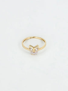 14k Gold Ring - Owl