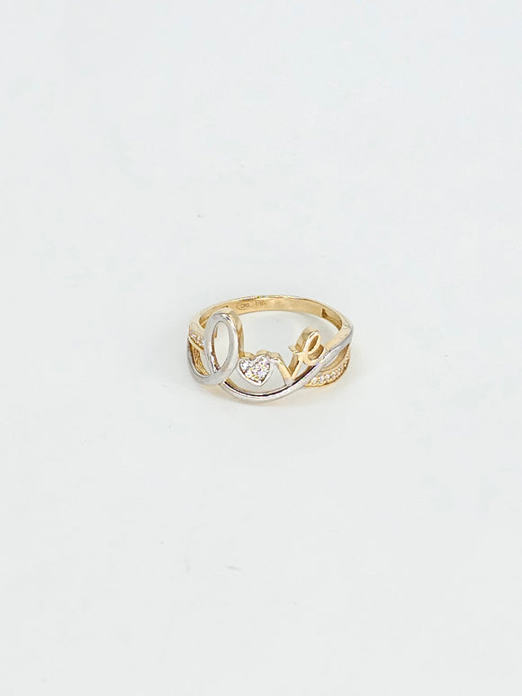 14k Gold Ring - Love