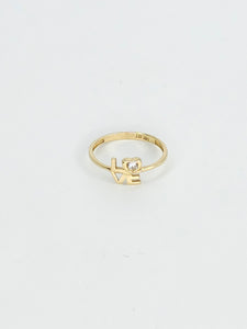 14k Gold Ring - Love