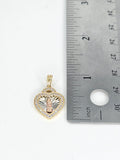 14k Gold Pendant - Virgin Mary