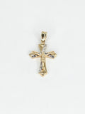 14k Gold Pendant - Jesus on Cross