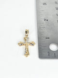 14k Gold Pendant - Jesus on Cross