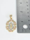 14k Gold Pendant - Virgin Mary