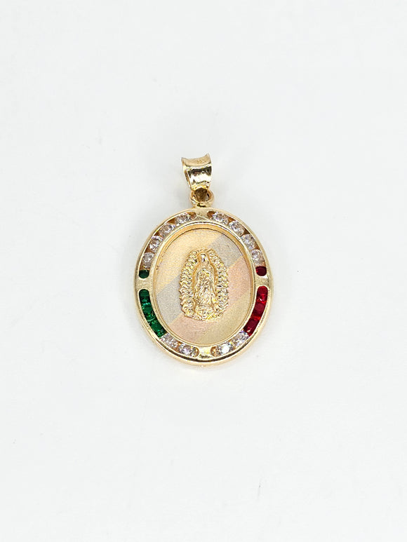 14k Gold Pendant - Virgin Mary