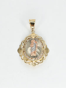 14k Gold Pendant - San Judas