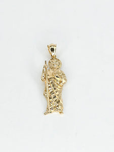 14k Gold Pendant - San Judas