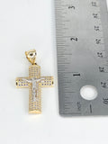 14k Gold Pendant - Jesus on Cross