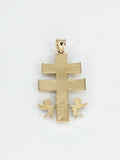 14k Gold Pendant - Jesus on Cross