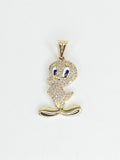 14k Gold Pendant - Tweety Bird