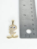 14k Gold Pendant - Tweety Bird