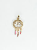 14k Gold Pendant - Dream catcher