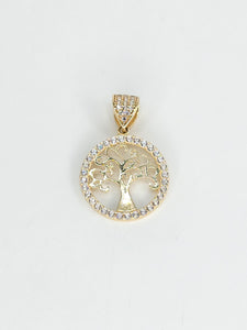 14k Gold Pendant - Tree