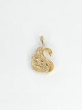 14k Gold Pendant - Swan