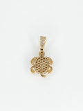 14k Gold Pendant - Turtle