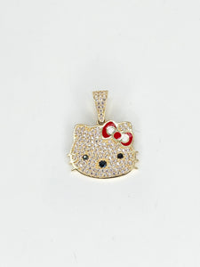 14k Gold Pendant - Hello Kitty