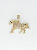 14k Gold Pendant - Horse