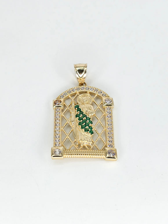 14k Gold Pendant - San Judas