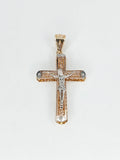 14k Gold Pendant - Jesus on Cross