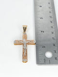 14k Gold Pendant - Jesus on Cross