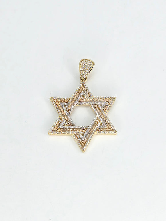 14k Gold Pendant - Jewish Star of David