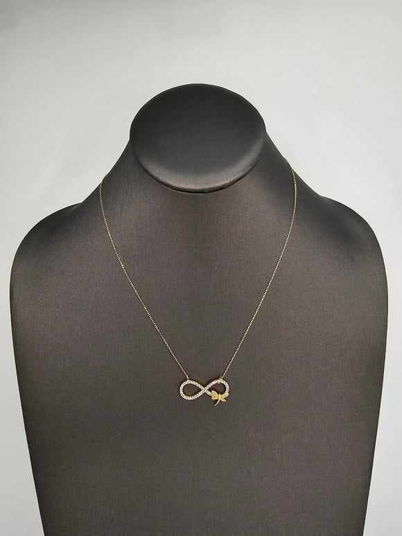 14k Gold Necklace - Infinity