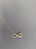 14k Gold Necklace - Infinity