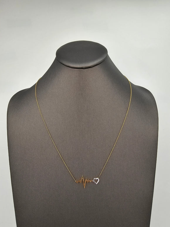 14k Gold Necklace - Heart