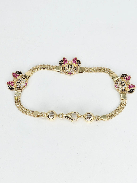 14k Gold Bracelet - Mouse