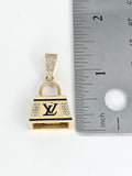 14k Gold Pendant - Purse