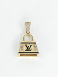 14k Gold Pendant - Purse