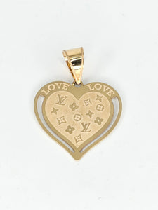 14k Gold Pendant - Heart