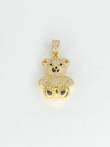 14k Gold Pendant - Bear