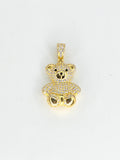 14k Gold Pendant - Bear