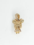 14k Gold Pendant - Mouse