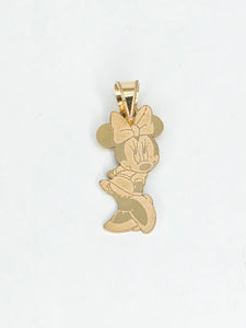 14k Gold Pendant - Mouse