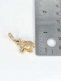 14k Gold Pendant - Elephant