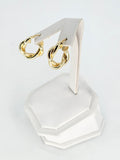 14K Gold Earrings - Huggie Hoop