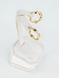 14K Gold Earrings - Huggie Hoop