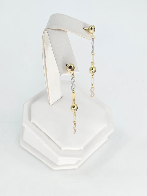 14K Gold Earrings - Infinity