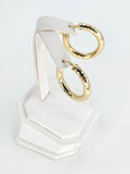 14K Gold Earrings - Huggie Hoop