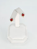 14K Gold Earrings - Ladybug